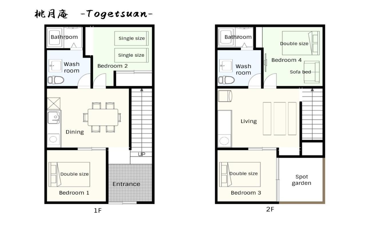 桃月庵 -Togetsuan- Villa Osaka Bagian luar foto